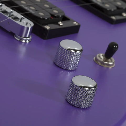 Guitarra Eléctrica Satin Purple Schecter C-6 Deluxe Diestro Satin Purple Palo De Rosa