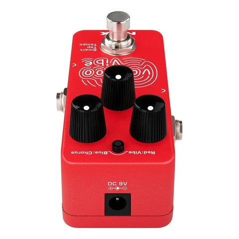 Mini Pedal Chorus Y Vibrato Nux Nch-3 Voodoo Vibe Guitarra Rojo
