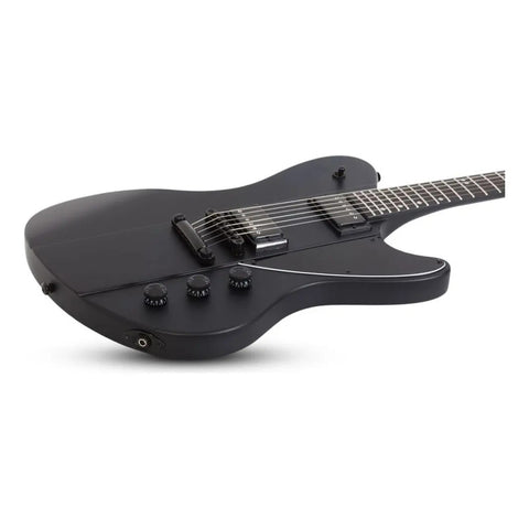 Guitarra Eléctrica Schecter Ultra Pelham Satin Black Color Negro Orientación De La Mano Diestro