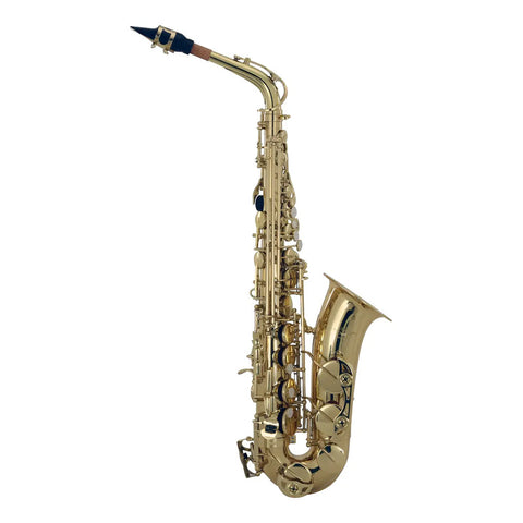 Saxofón Alto Wesner Psa2000-l Latón Laqueado Con Estuche