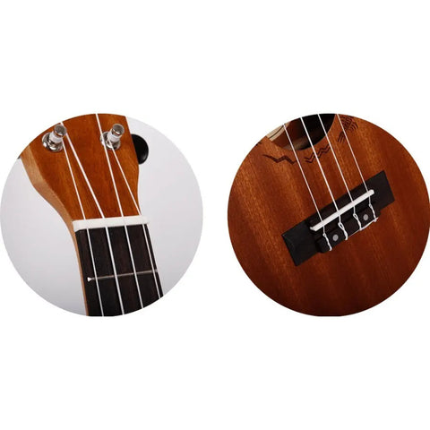 Ukelele Flight Soprano Nus310 Con Funda Inmediato Color Natural