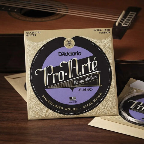Cuerdas De Guitarra Clásica Pro-arte Ej44c Tensión Extra Dur