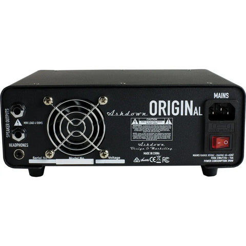 Cabezal Amplificador Para Bajo 300w, Ashdown Origin-al Rojo