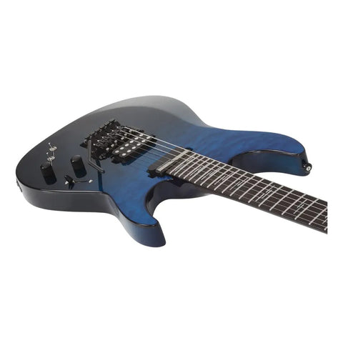 Guitarra Schecter Reaper-6 Fr S Elite #2187 Kor Deep Ocean Blue Diestro Azul Océano Profundo Ébano