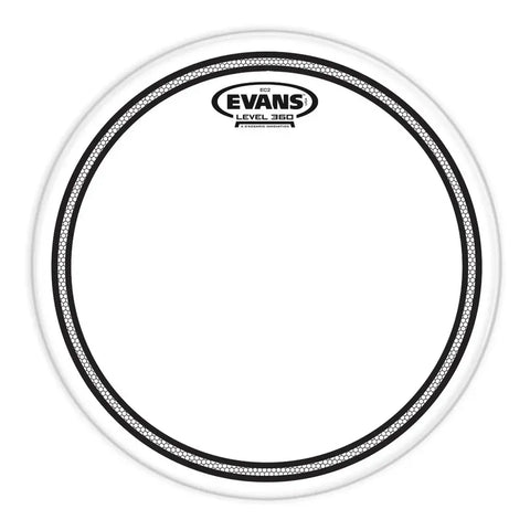 Evans Tt10ec2s Parche 10 Tom Transparente Clear Doble Capa