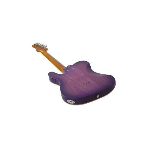 Guitarra Electrica Schecter Telecaster Purple Burst Pearl Color Violeta Material Del Diapasón Palo De Rosa Orientación De La Mano Diestro