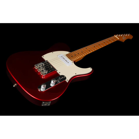 Guitarra Tipo Telecaster Jet Guitars Jet Jt-300 Car P90 Diestro Rojo Maple