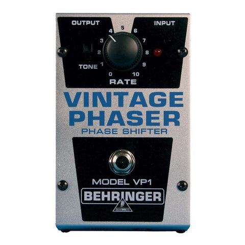 Behringer Vp-1 Petal Vintage Phaser Totalmente Full Color Gris Negro