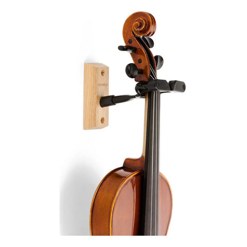 Base De Pared Auto Grip De Madera P/violin Hercules Dsp57wb Madera