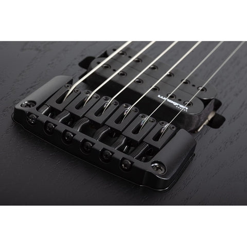 Guitarra Schecter Electrica Km-6 Mk-iii Satin Black Open Por Diestro Negro Ébano