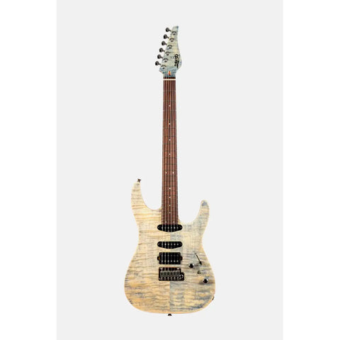 Guitarra Eléctrica Jet Guitars Js-45 Elite Indigo Grey Diestro Azul Claro Maple