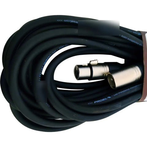 Cable P/microfono Xlr 3 Pines 10 Metros Proel Lw Mc250lu10