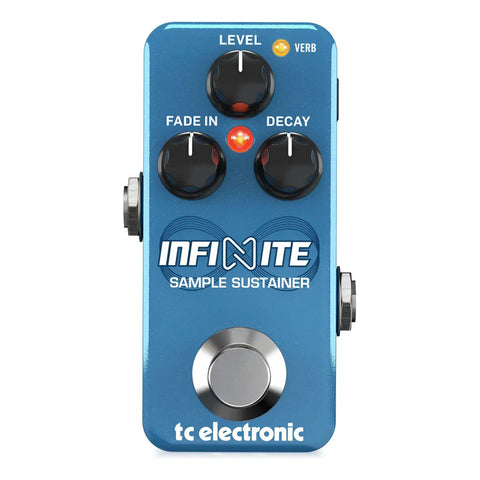 Mini Pedal Tc Electronic Infinite Mini Sample Sustainer Azul Acero