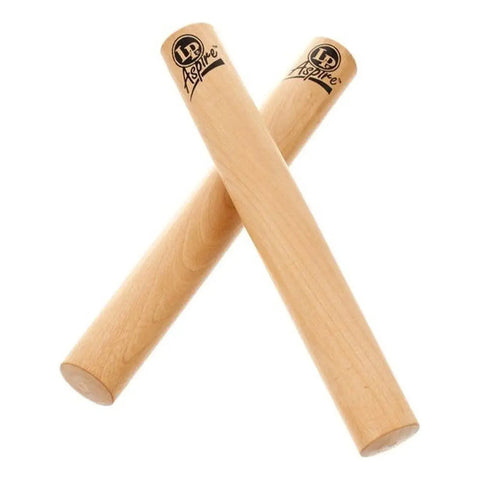 Claves Grandes De Madera Blanca Latin Percussion Lpa165  Natural 8in