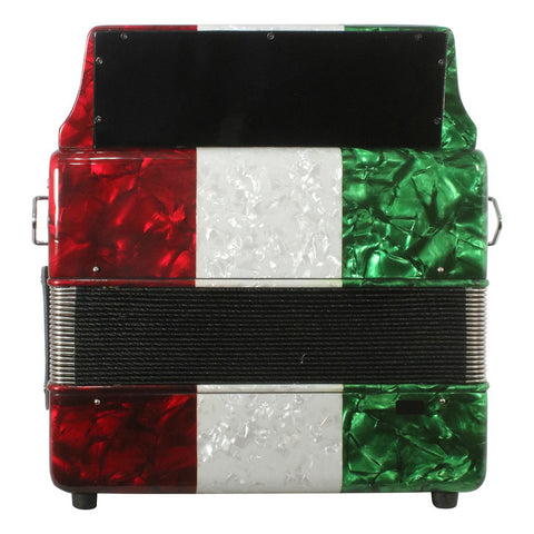 Acordeón Moretti Verona Gcf 12 Bajos 31 Botones Bandera