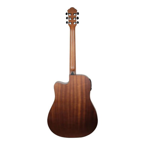 Guitarra Electroacústica Tipo Texana La Sevillana Tx100ceqss Natural