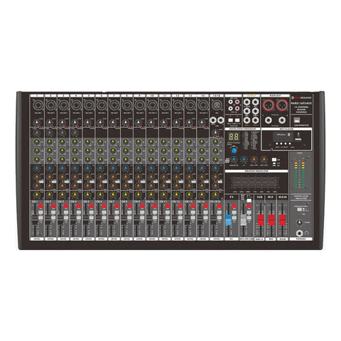 Mezcladora 16 Canales Prosound Pamx-16fxaux