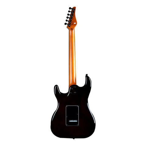 Guitarra Eléctrica Jet Guitars Js450 Verde Material Maple Tostado Diestro Transparent Green Arce Tostado