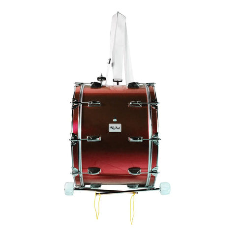 Tambora De 22 X 20 Pulgadas Color Rojo New Beat Nbmd-2220c