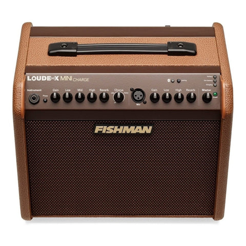Amplificador Combo P/guit. Acus, Fishman Loudbox Mini Charge Marrón/crema