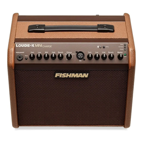 Amplificador Combo P/guit. Acus, Fishman Loudbox Mini Charge Marrón/crema