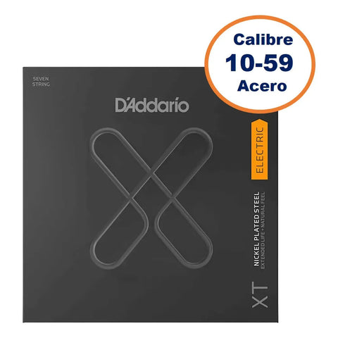 Cuerdas Para Guitarra Eléctrica 10-59 Acero D'addario Xte1059