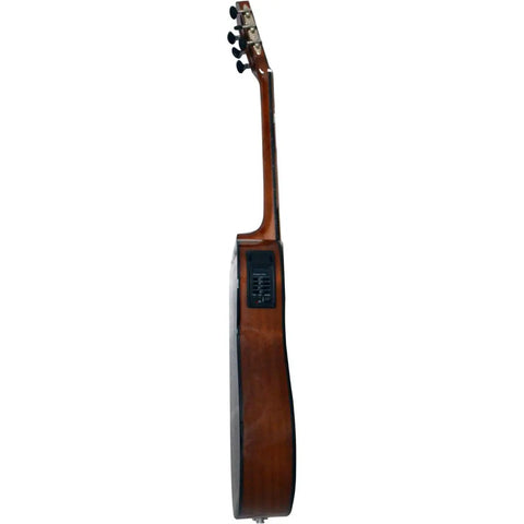 Guitarra Electroacustica Clasica La Sevillana Un-3ceq Steel Natural Derecha