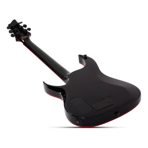 Guitarra Eléctrica Schecter Sunset-6 Red Dawn Gloss Black Diestro Negro Ébano