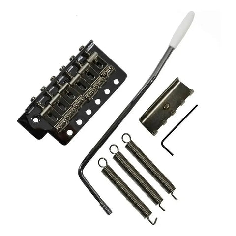 Puente Tremolo Maxtone Tb11cw Acero Para Guitarra Eléctrica Stratocaster Plateado