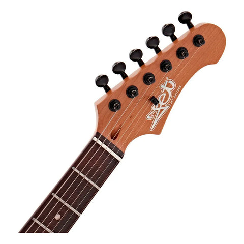 Guitarra Electrica Jet Guitars Js-400 Mbk R Diestro Negro Palo De Rosa