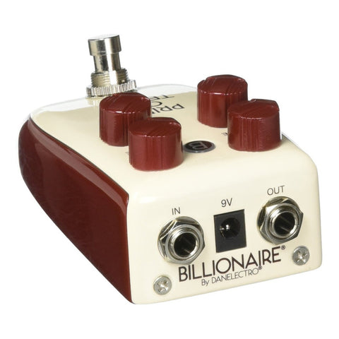 Pedal Overdrive P/guitarra Eléctrica Billionaire Bp-1 Crema Y Marron