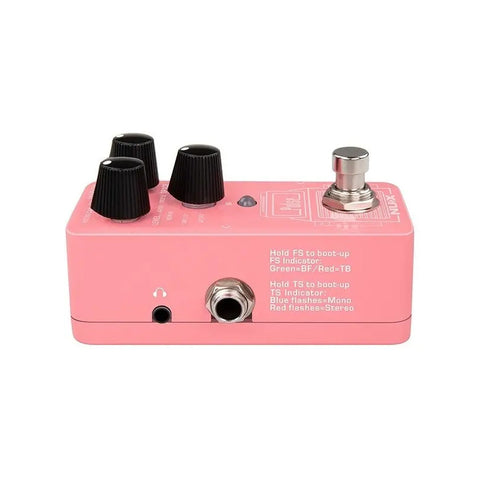 Pedal Nux Nss-4 Pulse Rosa Emulador Ir-loader Guitarra Bajo