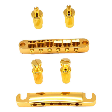 Puente Gold Axlabs Tune-o-matic Bridge & Stop Tailpiece Dorado