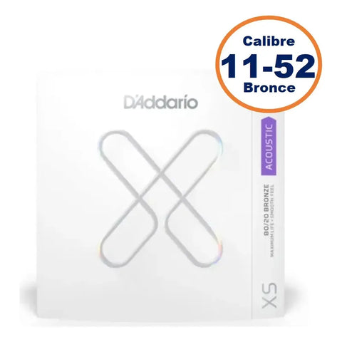 Cuerdas P/ Guitarra Acústica Bronce 11-52 D'addario Xtabr1152