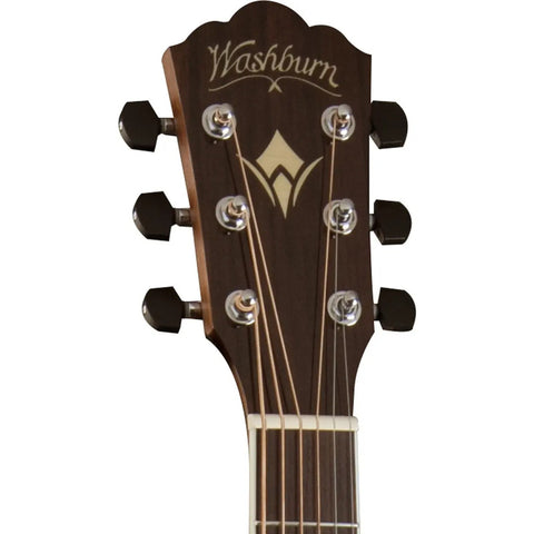 Guitarra Electroacustica Dreadnought Washburn D20sce Natural