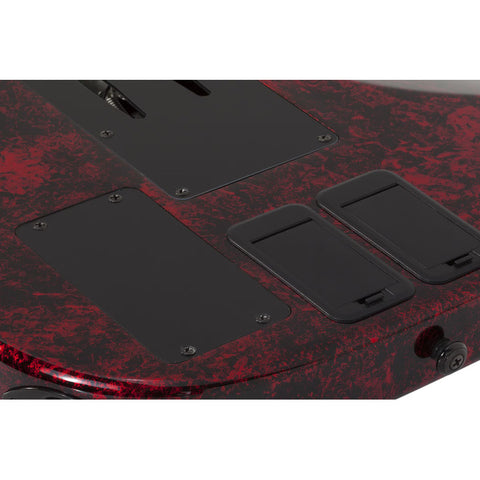 Guitarra Schecter Sun Valley Super Shredder Fr S Red Reign Diestro Rojo Ébano