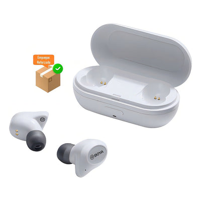 Boya By-ap1 Whi Audífonos Inalámbricos Bluetooth In Ear Color Blanco