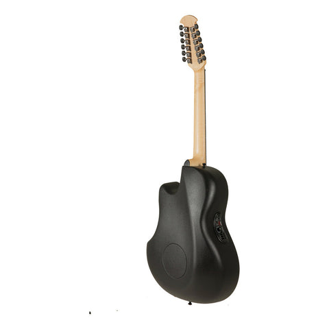 Guit Electroacústica Ovation 12 Cuerdas Pro Elite 2058tx-5-g Color Negro Material Del Diapasón Pau Ferro Orientación De La Mano Diestro