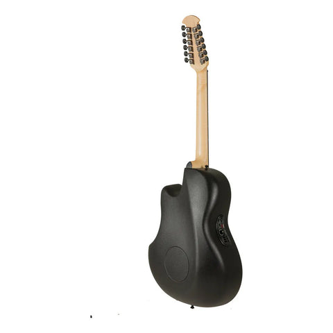 Guitarra Electroacústica Ovation 12 Cuerdas Pro Elite 2058tx-5-g Diestro Negro Pau Ferro