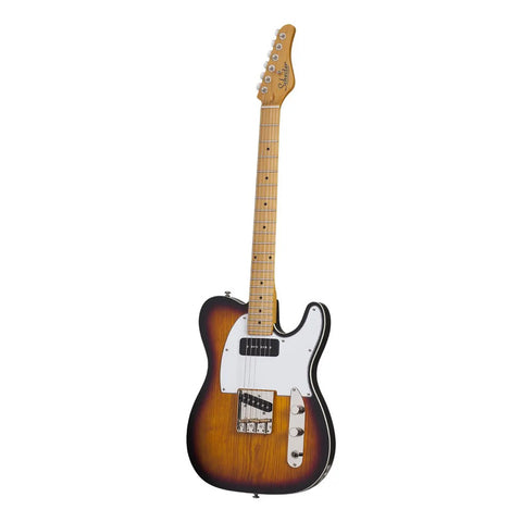 Guitarra Eléctrica Schecter Telecaster Sunburst 3-tone Orientación De La Mano Diestro