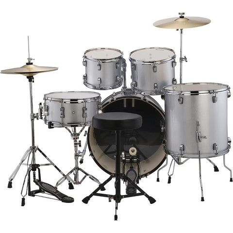 Batería De 5 Tambores Ludwig Accent Lc19515 Blanco Sparkle Blanco
