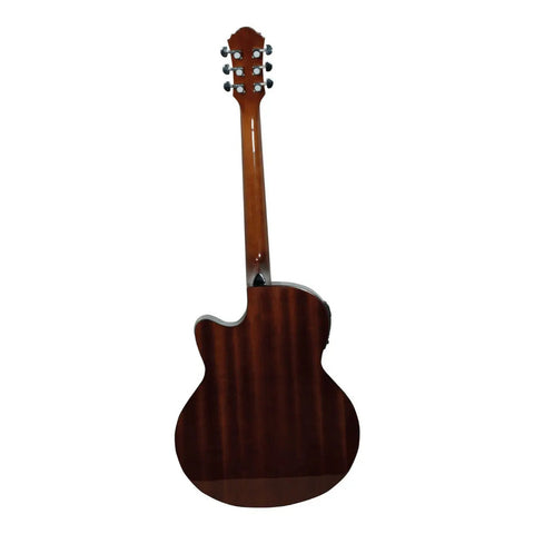 Guitarra Electroacústica Folk La Sevillana Fo-300ceq Tsb Sunburst Diestro