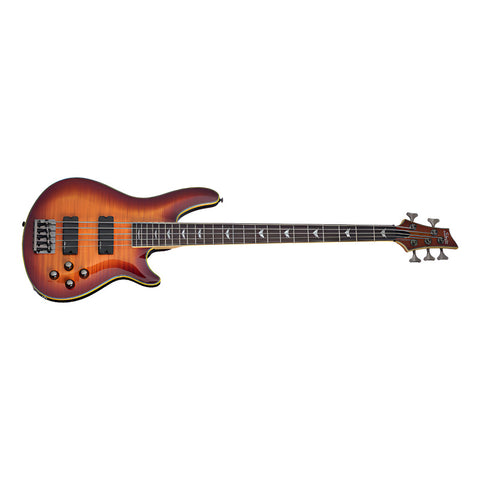 Bajo Eléctrico 5 Cuerdas Schecter Omen Extreme-5 Vsm Diestro Vintage Sunburst