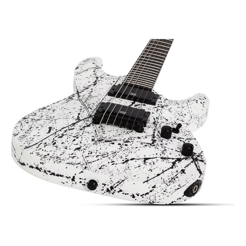 Guitarra Eléctrica Schecter C-1 Ink Bomb Diestro Blanco Ébano
