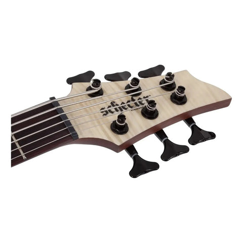 Bajo Eléctrico Schecter Charles Berthoud Cb-6 Natural Satin Diestro Beige 6 Laqueado