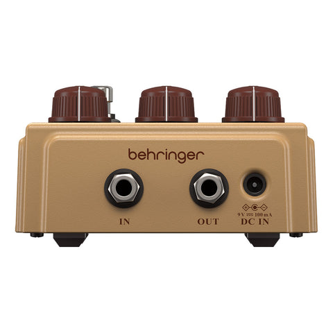 Pedal P/ Guitarra Overdrive Behringer Zentara Overdrive Dorado Oscuro