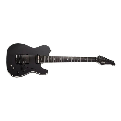 Guitarra Eléctrica Schecter Pt 7 Fr-s Sls Elite Evil Twin Bl Diestro Negro Ébano
