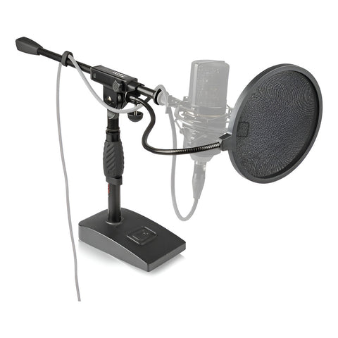 Soporte Compacto P/bombo/micrófono Frameworks Gfw-mic-0821 Negro