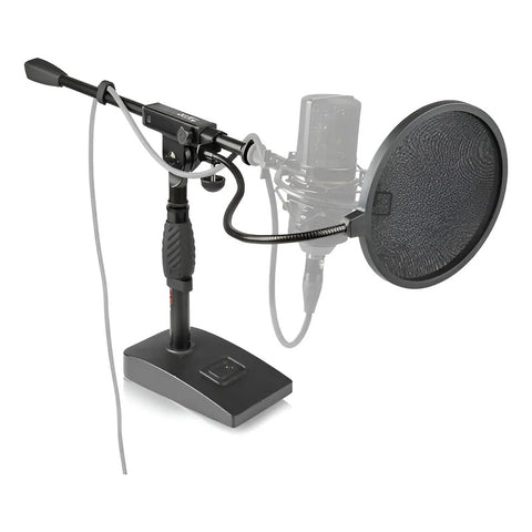 Soporte Compacto P/bombo/micrófono Frameworks Gfw-mic-0821 Negro