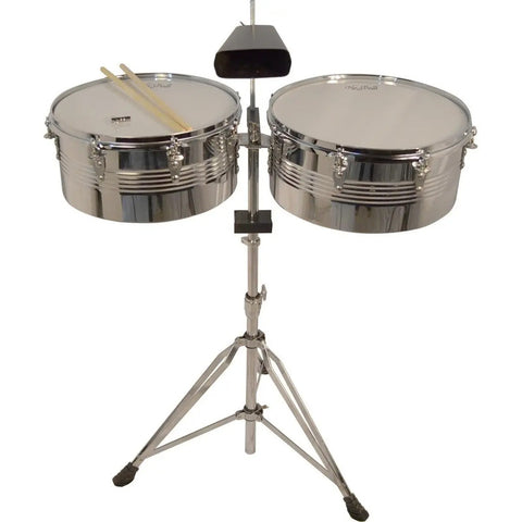 Timbales De 14 Y 15 Pulgadas Vaso Corto, New Beat Lt256c